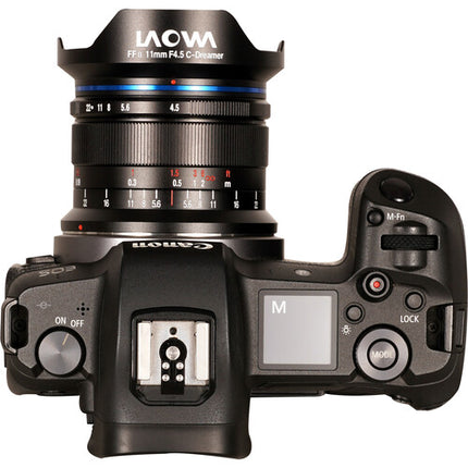Venus Optics Laowa 11mm f4.5 FF RL lente gran angular Canon RF 126° AOV
