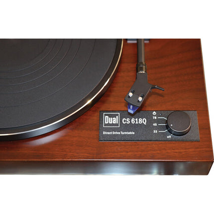 Dual Electronics CS 618Q Tocadiscos Manual Tres Velocidades 78 rpm 33 1/3 45 rpm