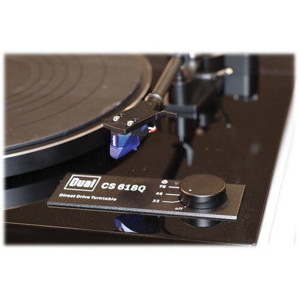 Dual Electronics CS 618Q Tocadiscos Manual 3 Velocidades 33 1/3 45 78 rpm Ortofon 2M Blue