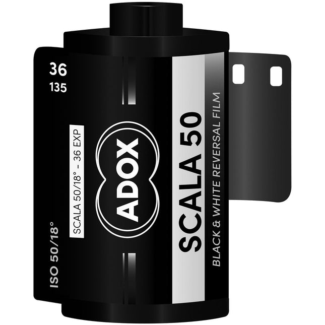 Adox Scala 50 Película Blanco y Negro Reversal 35mm 36 Exposiciones ISO 50 Grain Fino