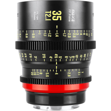 Meike 35mm T2.1 Lente Cine Full Frame Montura EF 13" Enfoque Mínimo