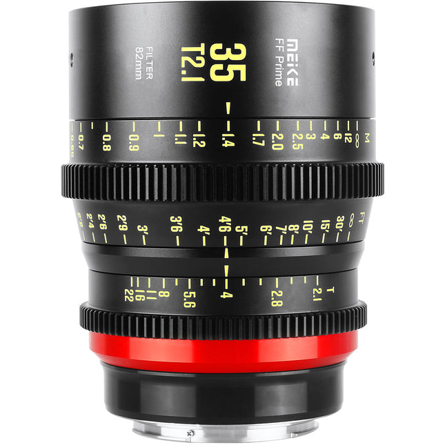 Meike 35mm T2.1 Lente Cine Full Frame Montura EF 13" Enfoque Mínimo