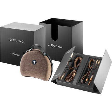 Focal Clear MG Auriculares Abiertos Circumaurales 40mm Rango 5Hz-28kHz Estuche Rigido