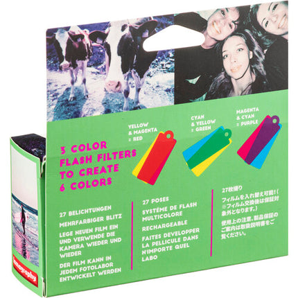 Lomography LomoChrome Purple 2019 Cámara de película con objetivo 31mm y flash integrado
