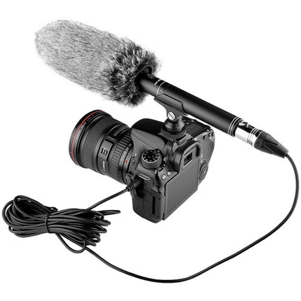 YELANGU MIC07 Micrófono Shotgun Cardioide para Cámaras con XLR y Filtro Low-Cut