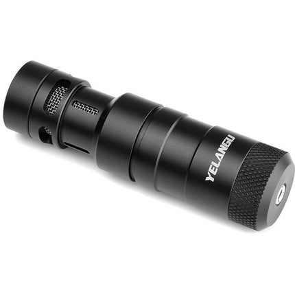 YELANGU MIC10 Micrófono Compacto para Cámara con Paraviento y Shockmount