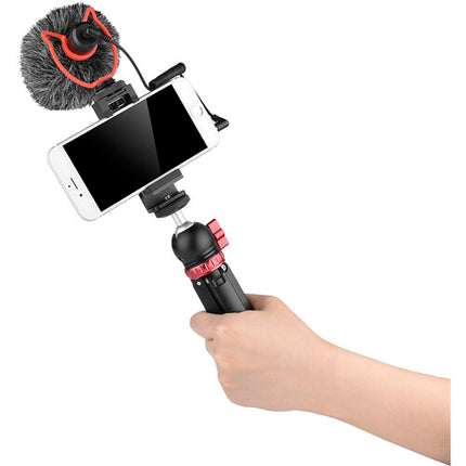 YELANGU MIC10 Micrófono Compacto para Cámara con Paraviento y Shockmount