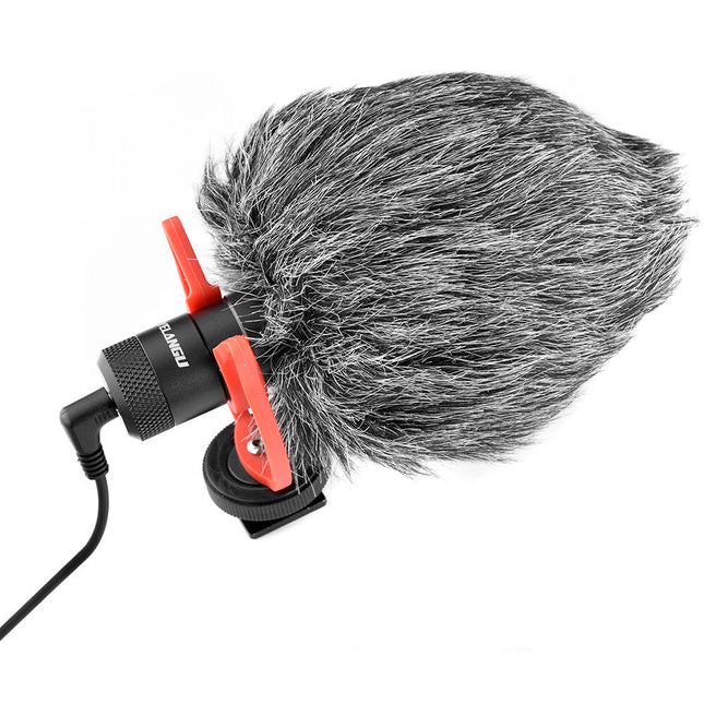 YELANGU MIC10 Micrófono Compacto para Cámara con Paraviento y Shockmount