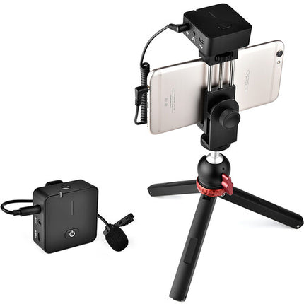 YELANGU MX5 Sistema de Micrófono Inalámbrico Digital Ultracompacto 5h Batería 50m Alcance