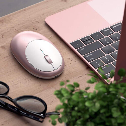 Satechi M1 Ratón Inalámbrico Bluetooth 4.0 Alcance 10m Rosado
