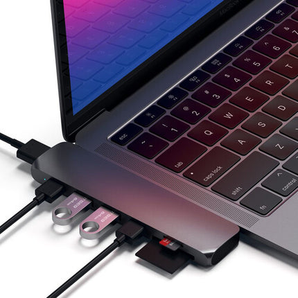 Satechi USB Type-C Pro Hub Adaptador para MacBook Air y Pro con HDMI SD microSD