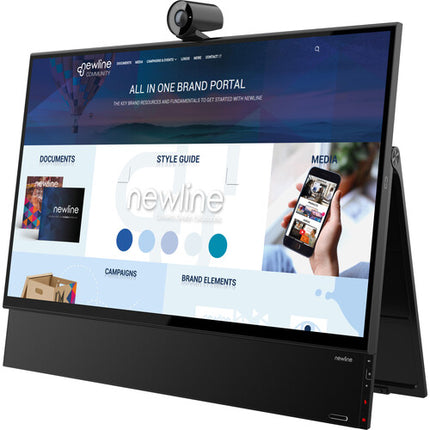 Newline Flex 27 Pulgadas Pantalla Táctil 4K UHD Resolución 1920x1080 y 10 Puntos Táctiles