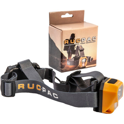 RucPac Linterna Frontal Profesional 300 Lúmenes 24 Horas LED