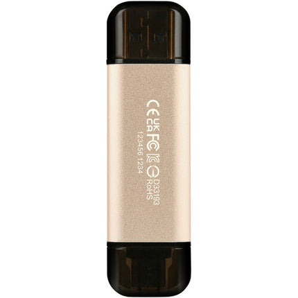Transcend JetFlash 930C Memoria USB 2 en 1 128GB USB 3.2 Velocidad 420MB/s