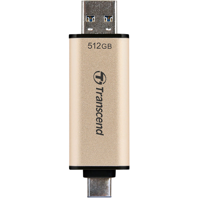 Transcend JetFlash 930C Pendrive 512GB USB 3.2 Tipo A y C 420MB/s