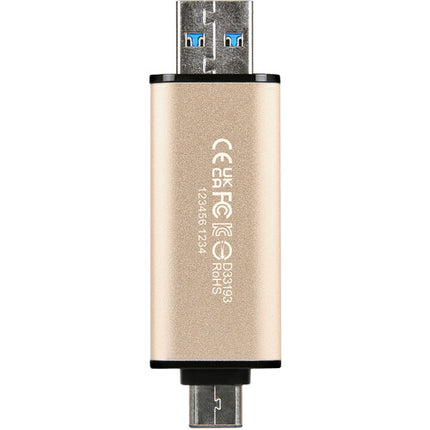 Transcend JetFlash 930C Memoria USB 3.2 256GB Tipo A y C 420MBs