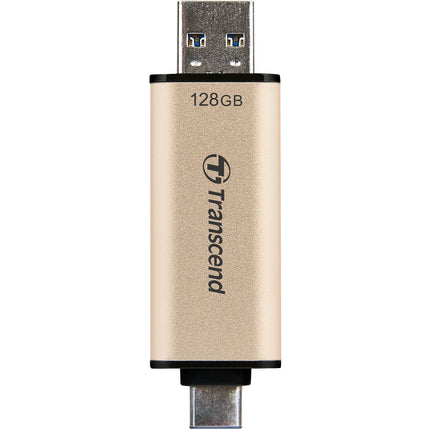 Transcend JetFlash 930C Memoria USB 2 en 1 128GB USB 3.2 Velocidad 420MB/s