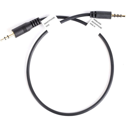 Movo Photo CFP-1 cable adaptador 3.5mm TRS a TRRS macho 25cm chapa oro