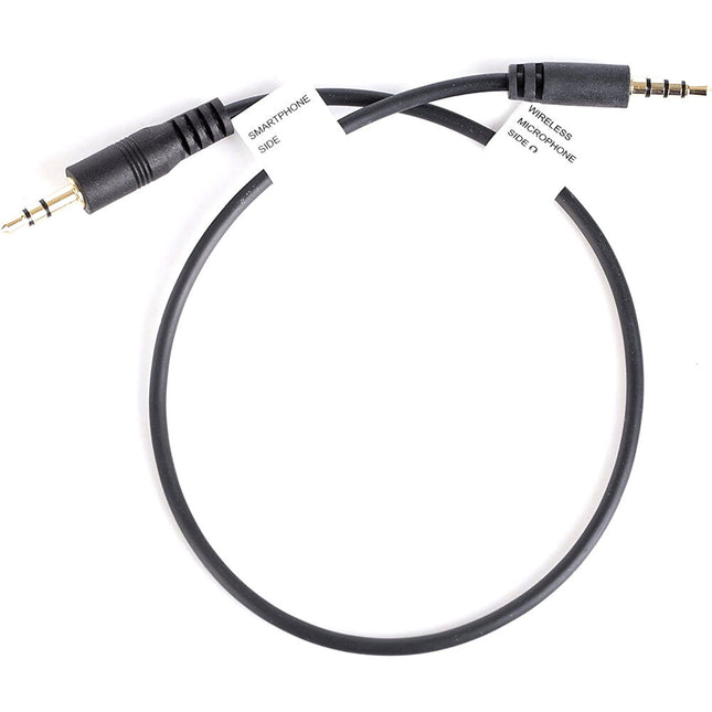 Movo Photo CFP-1 cable adaptador 3.5mm TRS a TRRS macho 25cm chapa oro