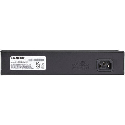 Black Box LGB408A-R2 Switch de Red 8 Puertos Gigabit 1.488 Mpps