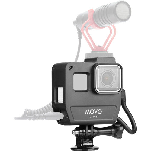 Movo Photo GPR-5 Estuche para Cámara GoPro con Montura Adaptativa y Almacenamiento Integrado