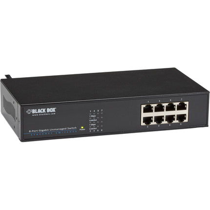 Black Box LGB408A-R2 Switch de Red 8 Puertos Gigabit 1.488 Mpps