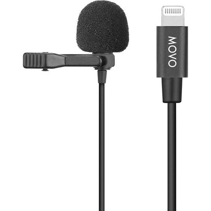 Movo Photo iLav Micrófono Lavalier Omnidireccional Digital con Cable Lightning 79 pulgadas