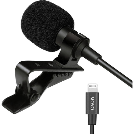 Movo Photo iLav Micrófono Lavalier Omnidireccional Digital con Cable Lightning 79 pulgadas