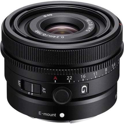 Sony FE 24mm f/2.8 G Objetivo E-Mount Full-Frame con Apertura f/2.8 y enfoque dual