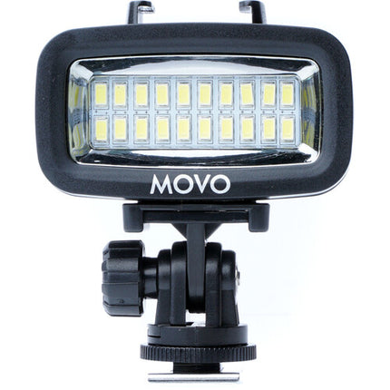 Movo Photo Rig de Buceo Submarino con 2 Luces LED Recargables 700 Lúmenes y Batería 1900mAh