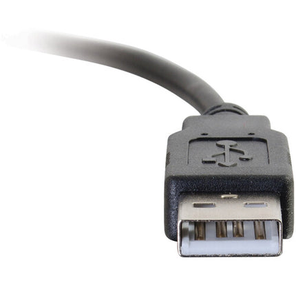 C2G Cable USB 2.0 Tipo A a Tipo C 12 pies Negro 480 Mb/s 1A