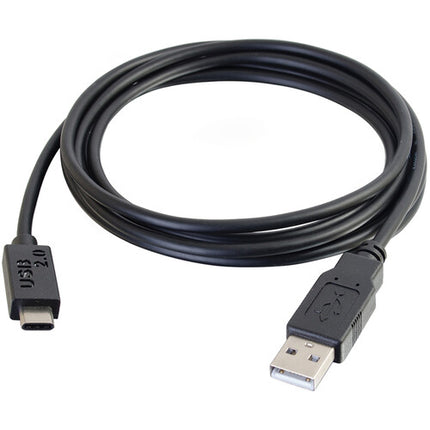 C2G Cable USB 2.0 Tipo A a Tipo C 12 pies Negro 480 Mb/s 1A