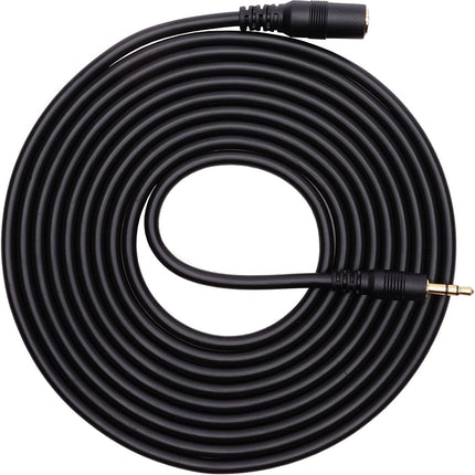 Movo Photo MC10 Cable de extensión de audio 3.5mm TRS 10 pies resistente