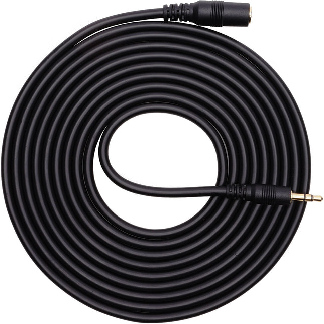 Movo Photo MC10 Cable de extensión de audio 3.5mm TRS 10 pies resistente