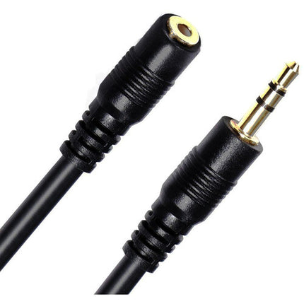 Movo Photo MC10 Cable de extensión de audio 3.5mm TRS 10 pies resistente