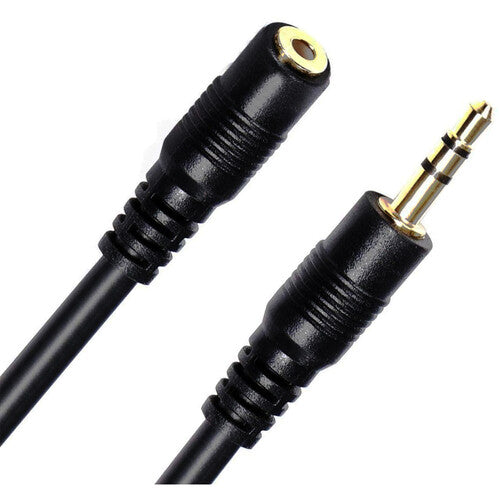 Movo Photo MC10 Cable de extensión de audio 3.5mm TRS 10 pies resistente