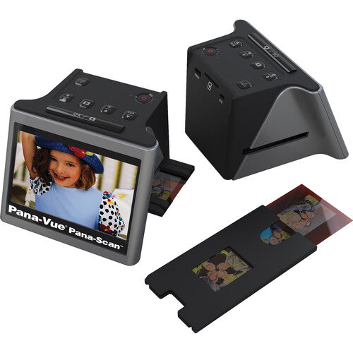 Pana-Vue Pana-Scan Escáner de Diapositivas y Películas 22MP Guardado en SD