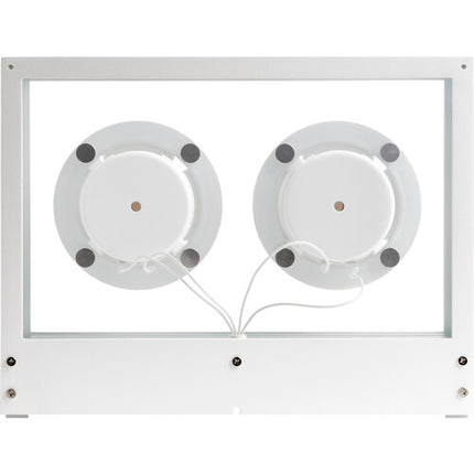 Altavoz Bluetooth Transparente Pequeño Blanco 30W con Drivers 3 Pulgadas