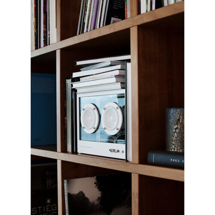 Altavoz Bluetooth Transparente Pequeño Blanco 30W con Drivers 3 Pulgadas