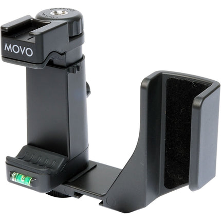 Movo Photo OPR-50 Rig de Video para Smartphone con 2 Monturas Cold Shoe y Nivel Integrado