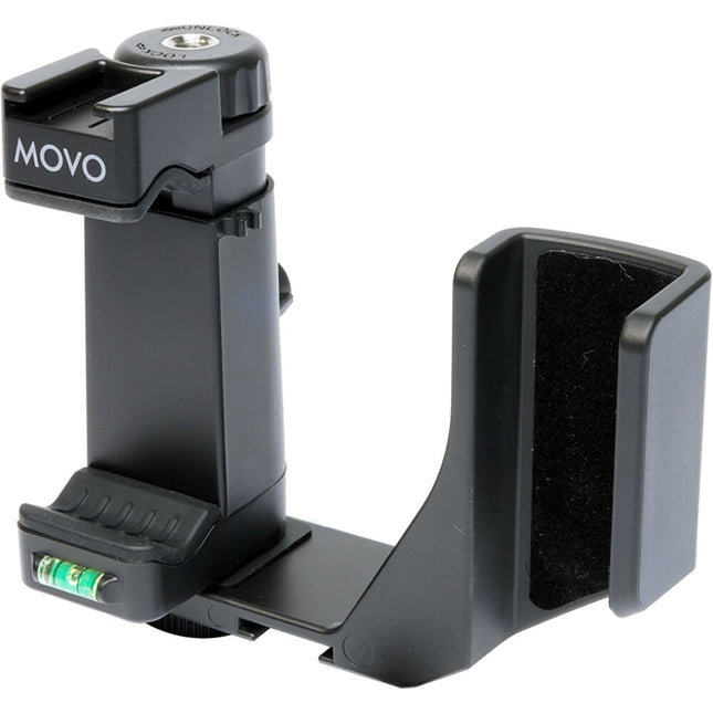 Movo Photo OPR-50 Rig de Video para Smartphone con 2 Monturas Cold Shoe y Nivel Integrado