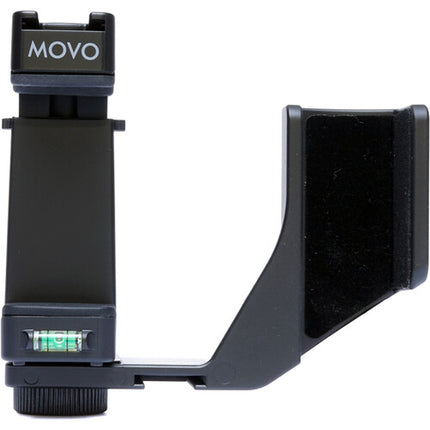 Movo Photo OPR-50 Rig de Video para Smartphone con 2 Monturas Cold Shoe y Nivel Integrado
