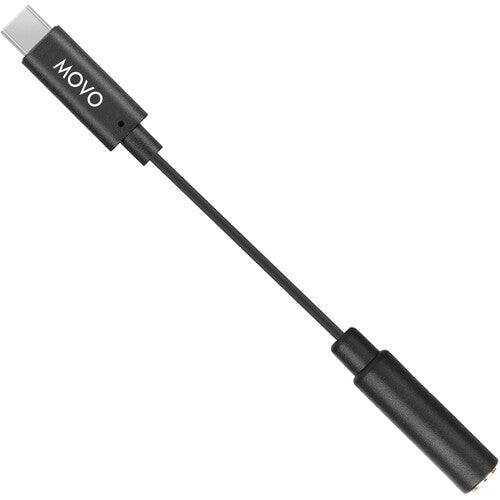 Movo Photo PMA-1 Adaptador Micrófono 3.5mm TRS a USB Tipo-C 5.5" para DJI Osmo Pocket