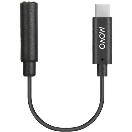 Movo Photo PMA-1 Adaptador Micrófono 3.5mm TRS a USB Tipo-C 5.5" para DJI Osmo Pocket