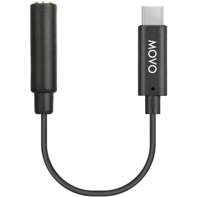 Movo Photo PMA-1 Adaptador Micrófono 3.5mm TRS a USB Tipo-C 5.5" para DJI Osmo Pocket