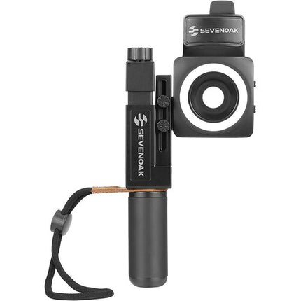 Movo Photo Sevenoak SmartCine Kit Video para Smartphone con 2 Micrófonos inalámbricos Lavalier y Luz Led 36 LEDs