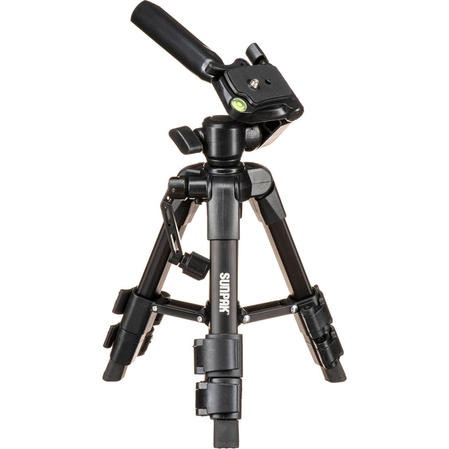 Sunpak 620-213BB MiniPro Trípode de Mesa Altura 12.25-21" con Cabezal Pan Tilt