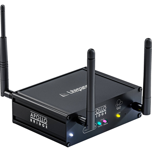 Litepanels Apollo Bridge Unidad de Control Inalámbrica Doble Banda 2.4 y 5 GHz