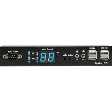 Black Box MediaCento IPX Receptor AV con HDMI USB IR Audio 4K30 8x8 Paredes de Video