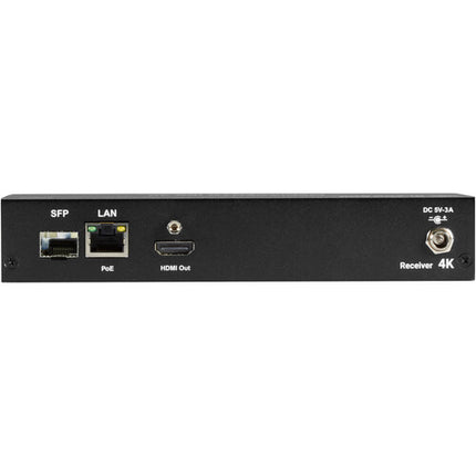 Black Box MediaCento IPX Receptor AV con HDMI USB IR Audio 4K30 8x8 Paredes de Video